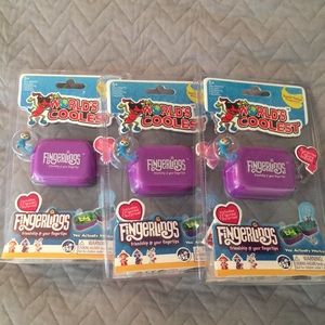 Set of 3 Identical Fingerling Keychains